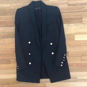 Balmain x H&M Black Blazer, Size 2